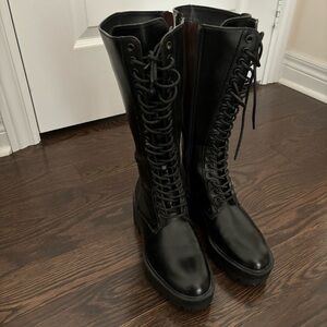 Zara combat boots brand new